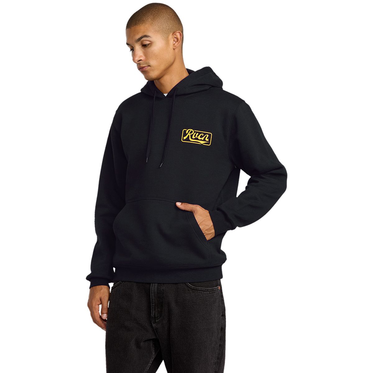 루카(RVCA) FRAME UP 후드티 (VF31HD004BLK)