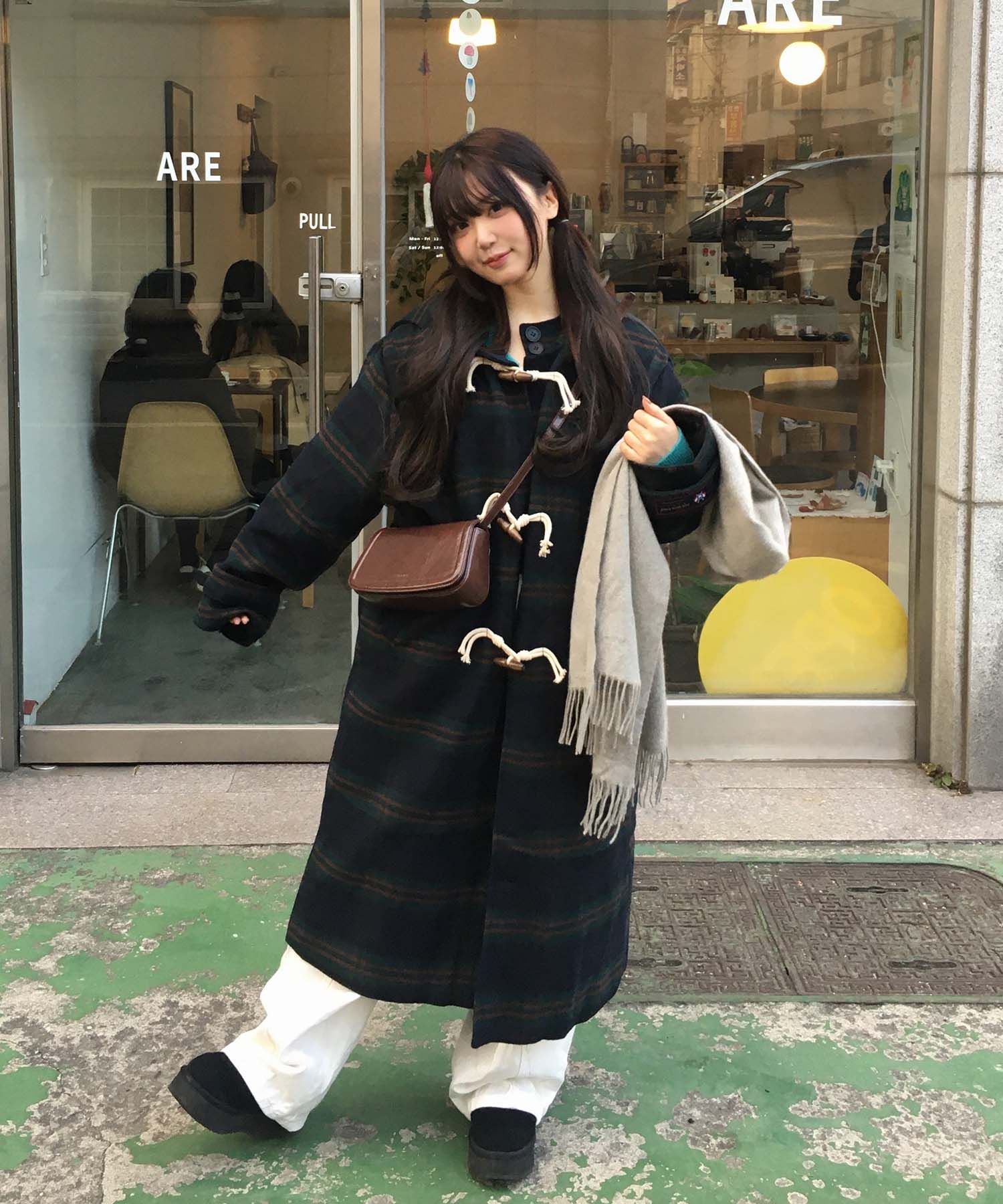 MUSINSA公式 | ROIDESROIS メリー スノー フードロングダッフルコート 