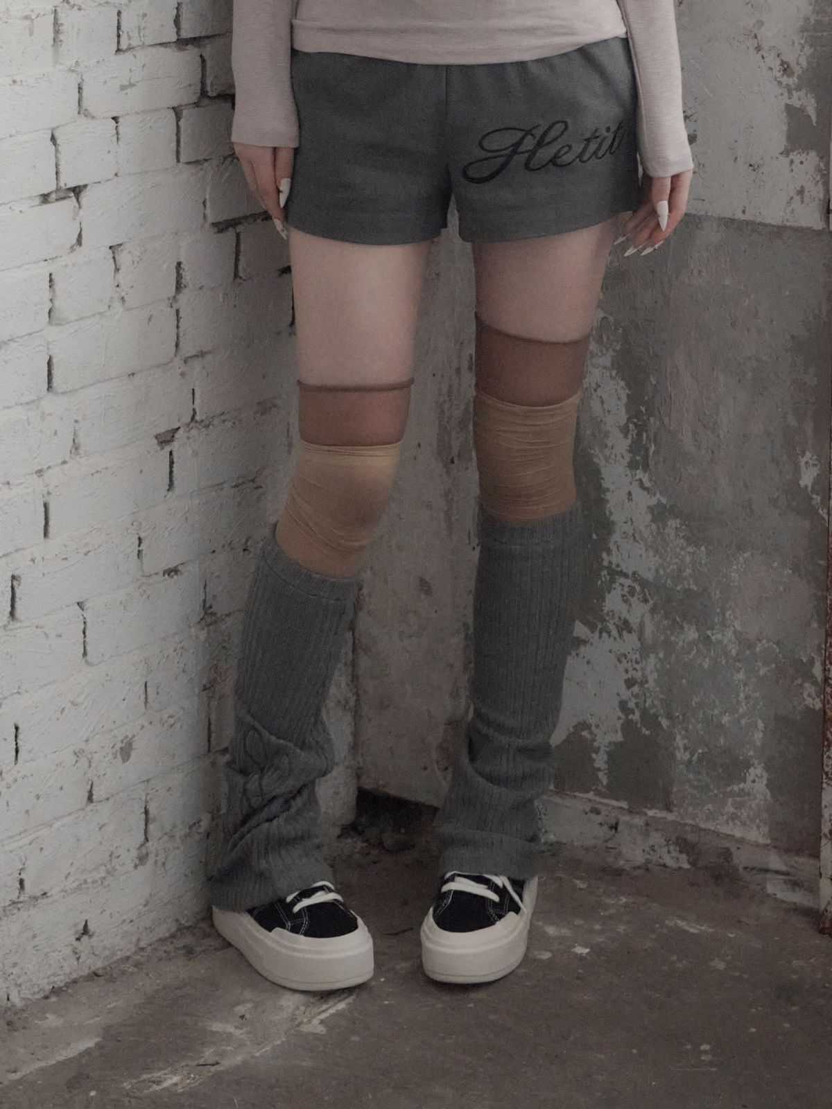 헤티(HETIT) 갤 루즈 레그 워머 (그레이)