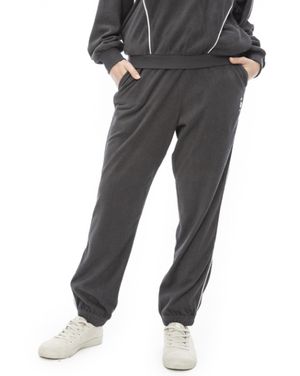 여성 차콜 ALL-TIME 모던 와이드 조거 팬츠(VE11LP326PTK)