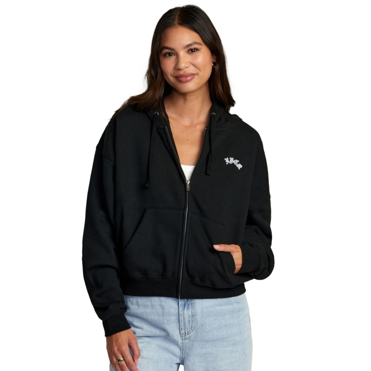 루카(RVCA) 여성 CHEFF KISS 후디 집업 (VE31ZP314RVB)