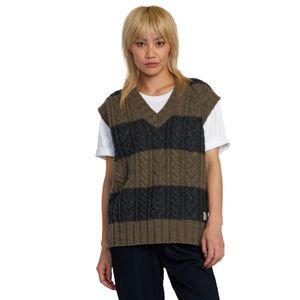 여성 CHEFS KISS 스웨터 베스트 (VE31VT315BLK)