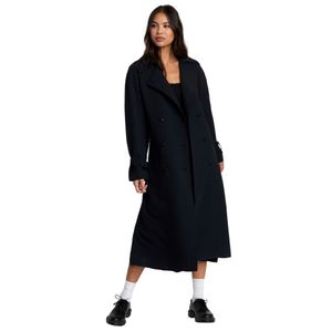 여성 인비저블 트렌치코트 (VE31JK305BLK)