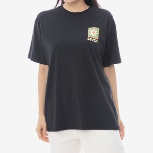 여성 SOLEIL BOX 루즈핏 반팔티 (VF11ST116BLK)