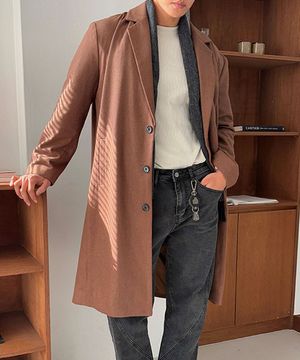 모노 캐시라이크 오버 싱글코트 [M-6XL]