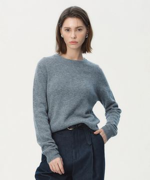 울 크루넥 스웨터_2colors