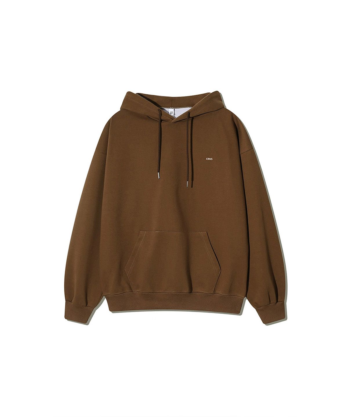 크레드먼스(CREEDMENS) crms 마이크로 로고 후드티(Brown)
