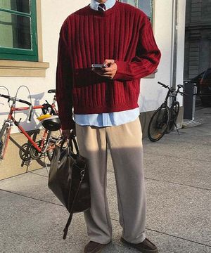 모노 인생 뉴테크 원핀턱 슬랙스 [32-46]