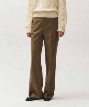 울 스트레이트 슬랙스_2colors