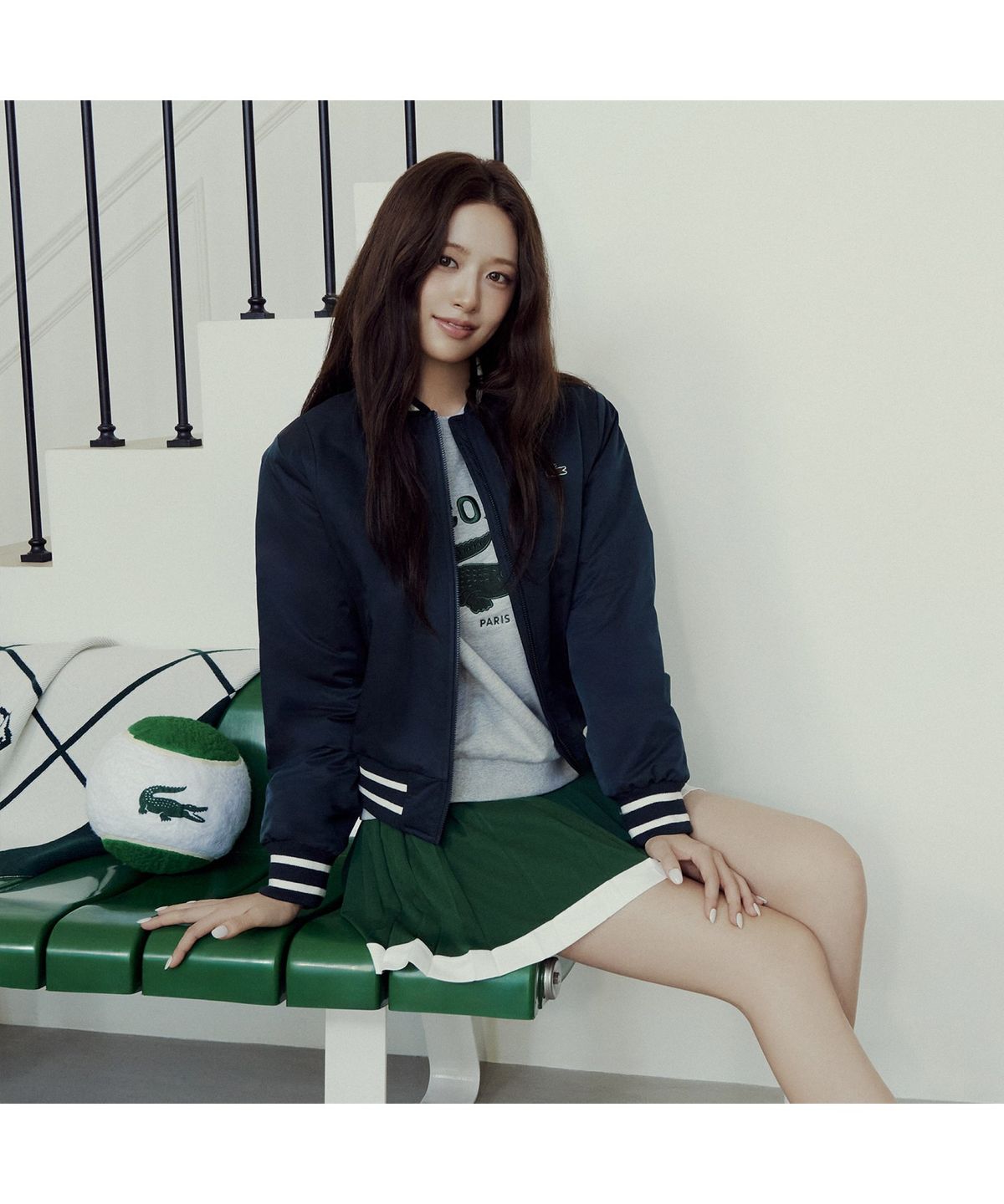 라코스테(LACOSTE) 여성 패딩 스타디움 점퍼 BF351E-55N YZP