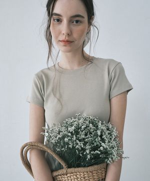 247 티셔츠_카키베이지