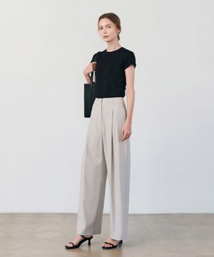 테이퍼드 슬랙스_그레이지