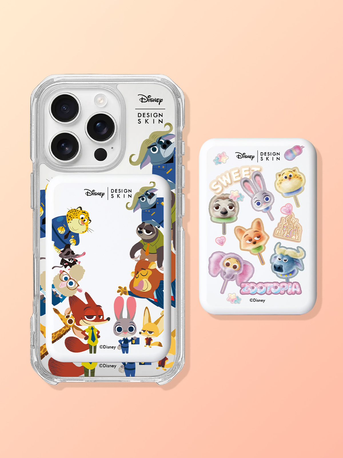 디자인스킨(DESIGNSKIN) [디즈니] 맥세이프 보조배터리_주토피아1
