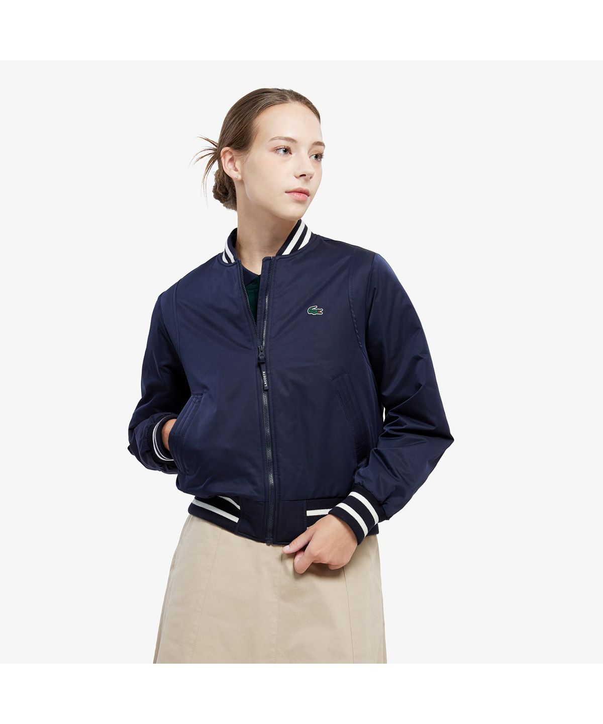 라코스테(LACOSTE) 여성 패딩 스타디움 점퍼 BF351E-55N HDE