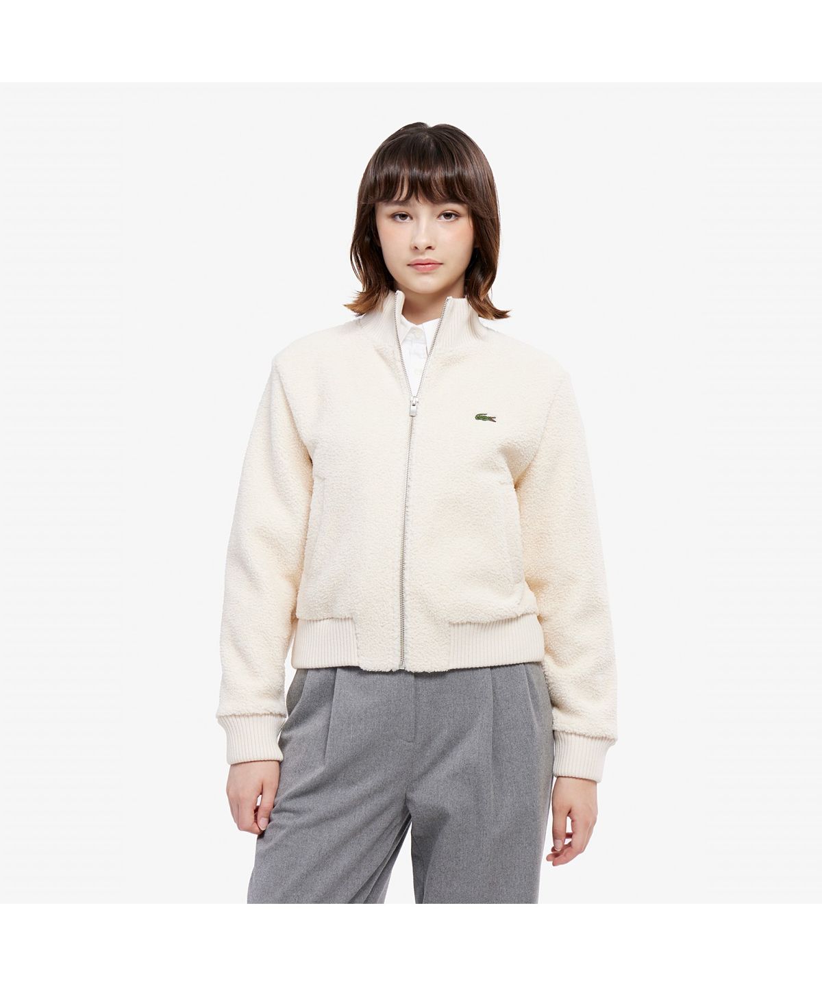 라코스테(LACOSTE) 여성 쉐르파 점퍼 SF177E-55N XFJ