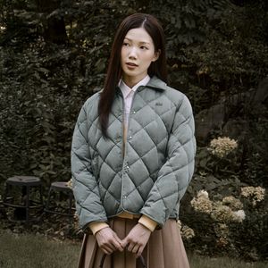 여성 다이아퀼팅 경량 카라 다운 BF265E-55N E9F