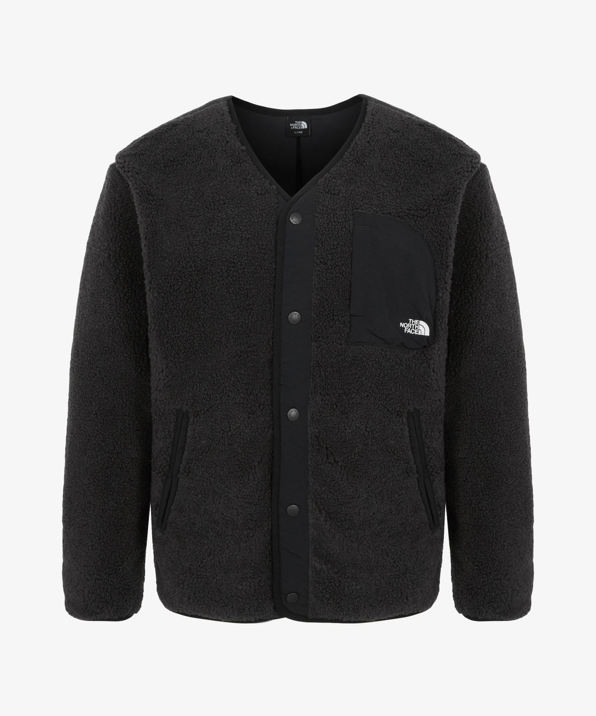 노스페이스(THE NORTH FACE) NJ4FR57A 테디 플리스 가디건 CHARCOAL
