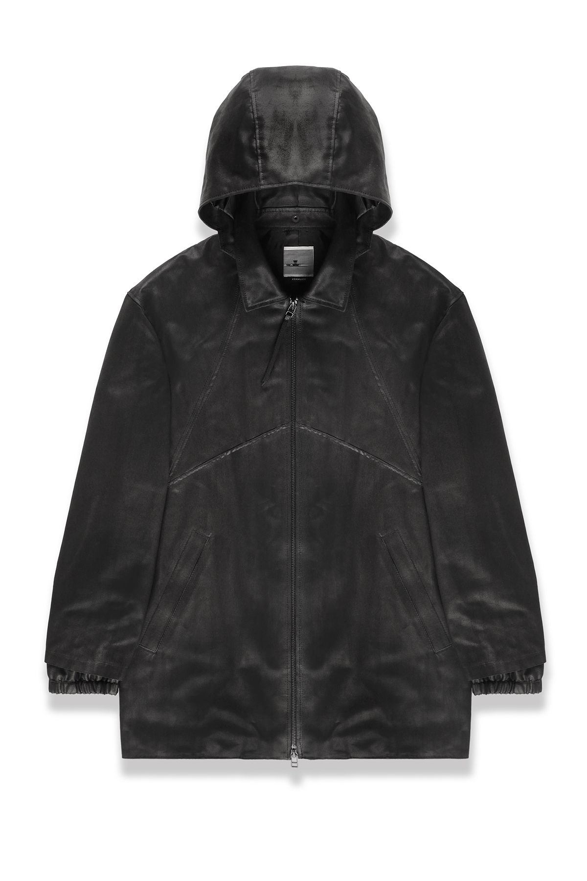 폼리쉬(FORMLICH) WEATHERED LEATHER CAR COAT / BLACK [TYPE 001]