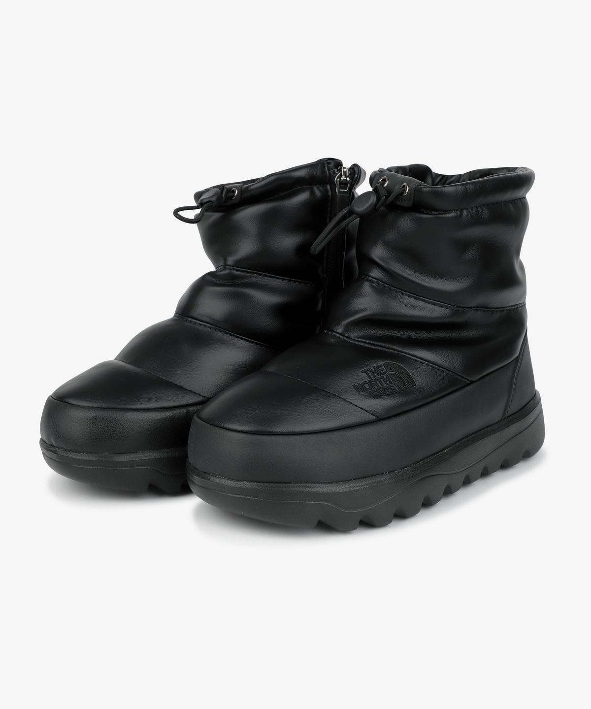 노스페이스(THE NORTH FACE) NS87R76J 아프레 숏 부츠 레더 BLACK