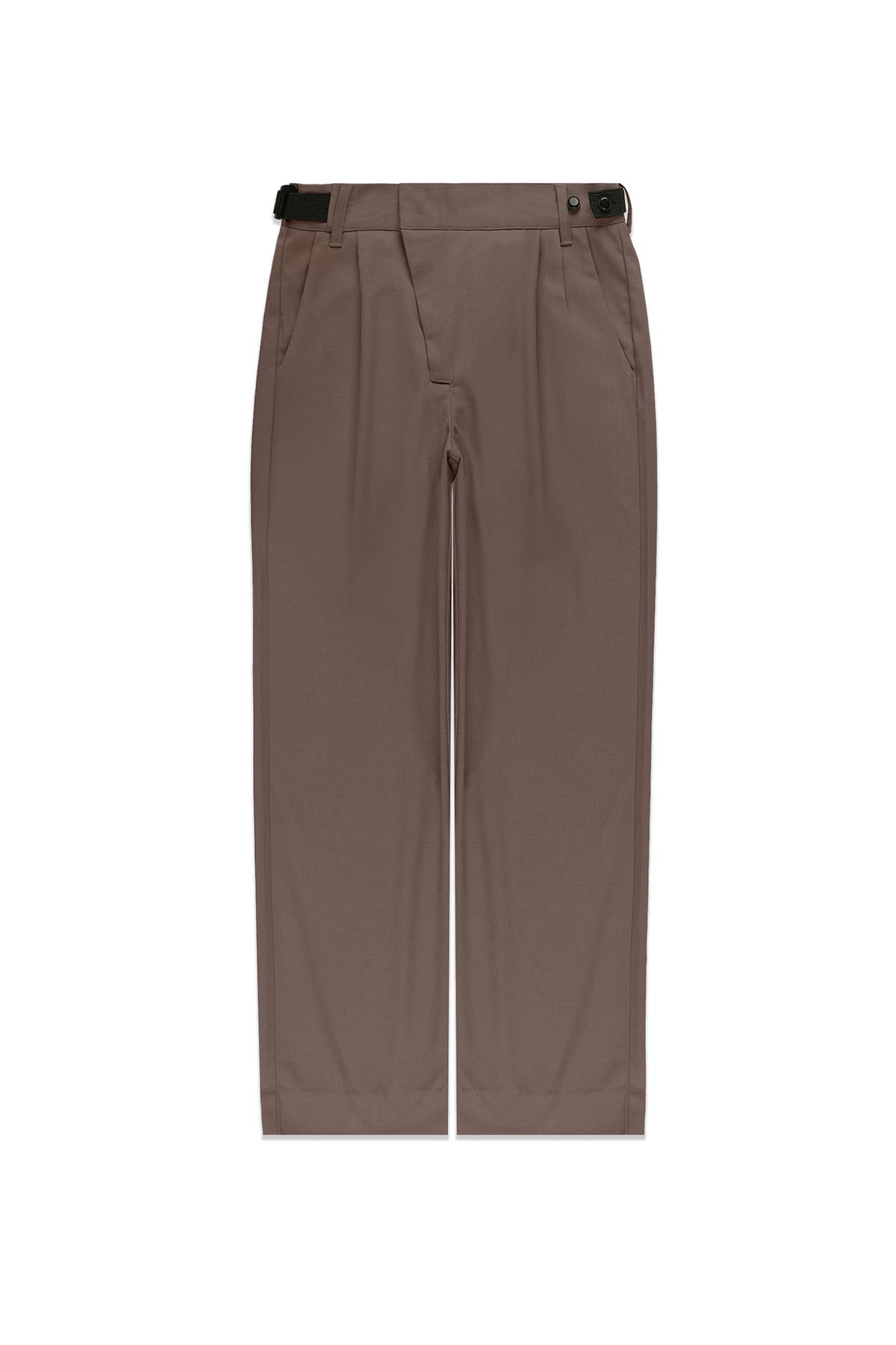 폼리쉬(FORMLICH) BELTED WOOL TROUSERS / BROWN