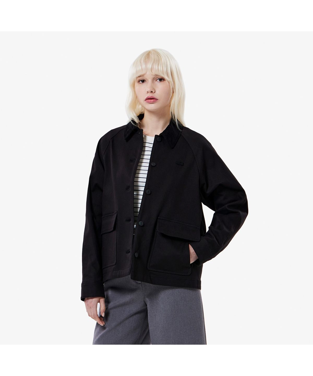 라코스테(LACOSTE) 여성 유틸리티 자켓 BF710E-55N 031