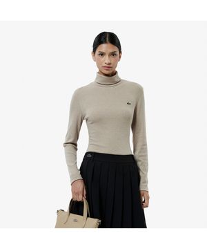 여성 립 터틀넥 티셔츠 TF351E-55N 02S