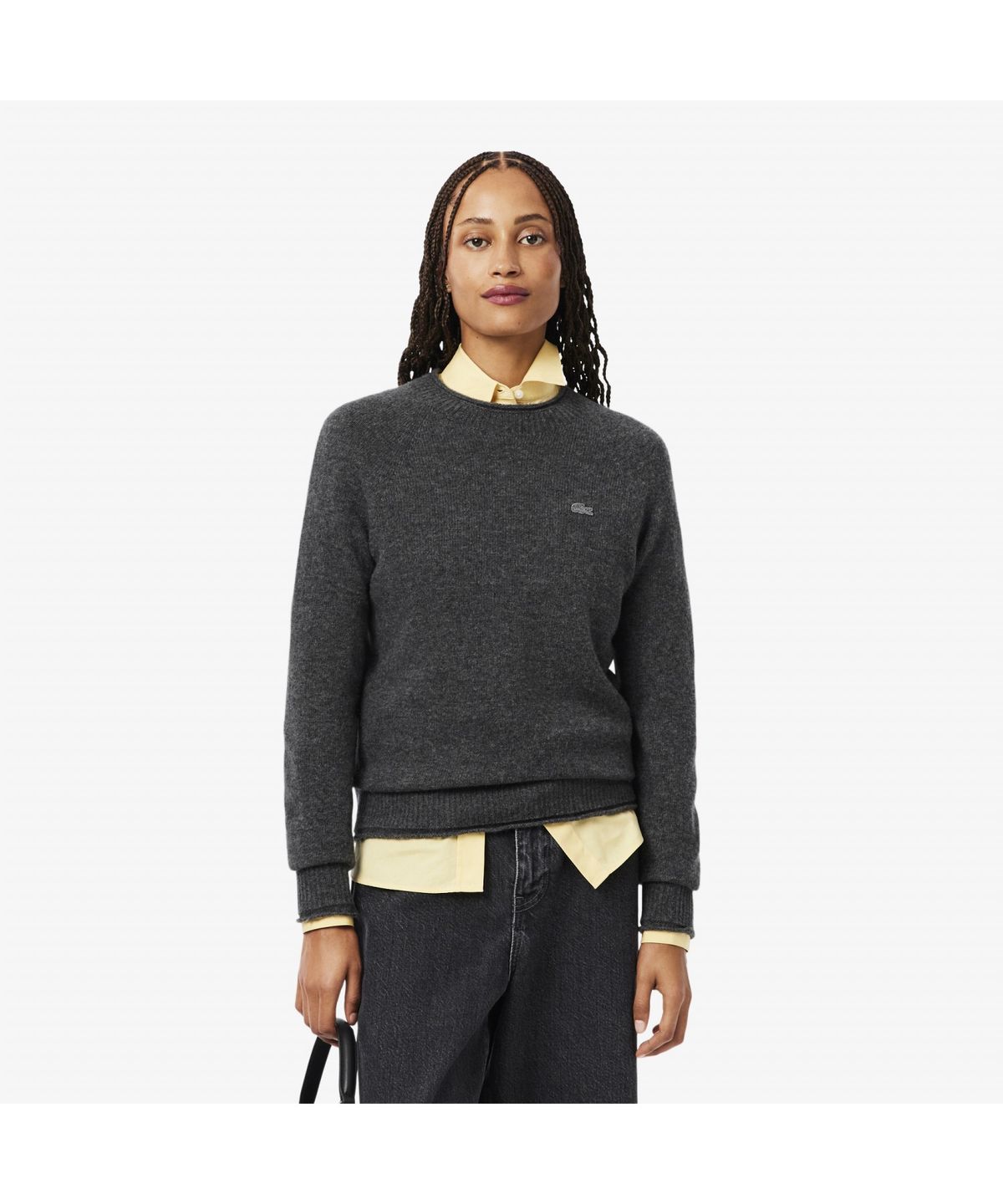 라코스테(LACOSTE) 여성 카디드울 크루넥 스웨터 AF4160-55N 050