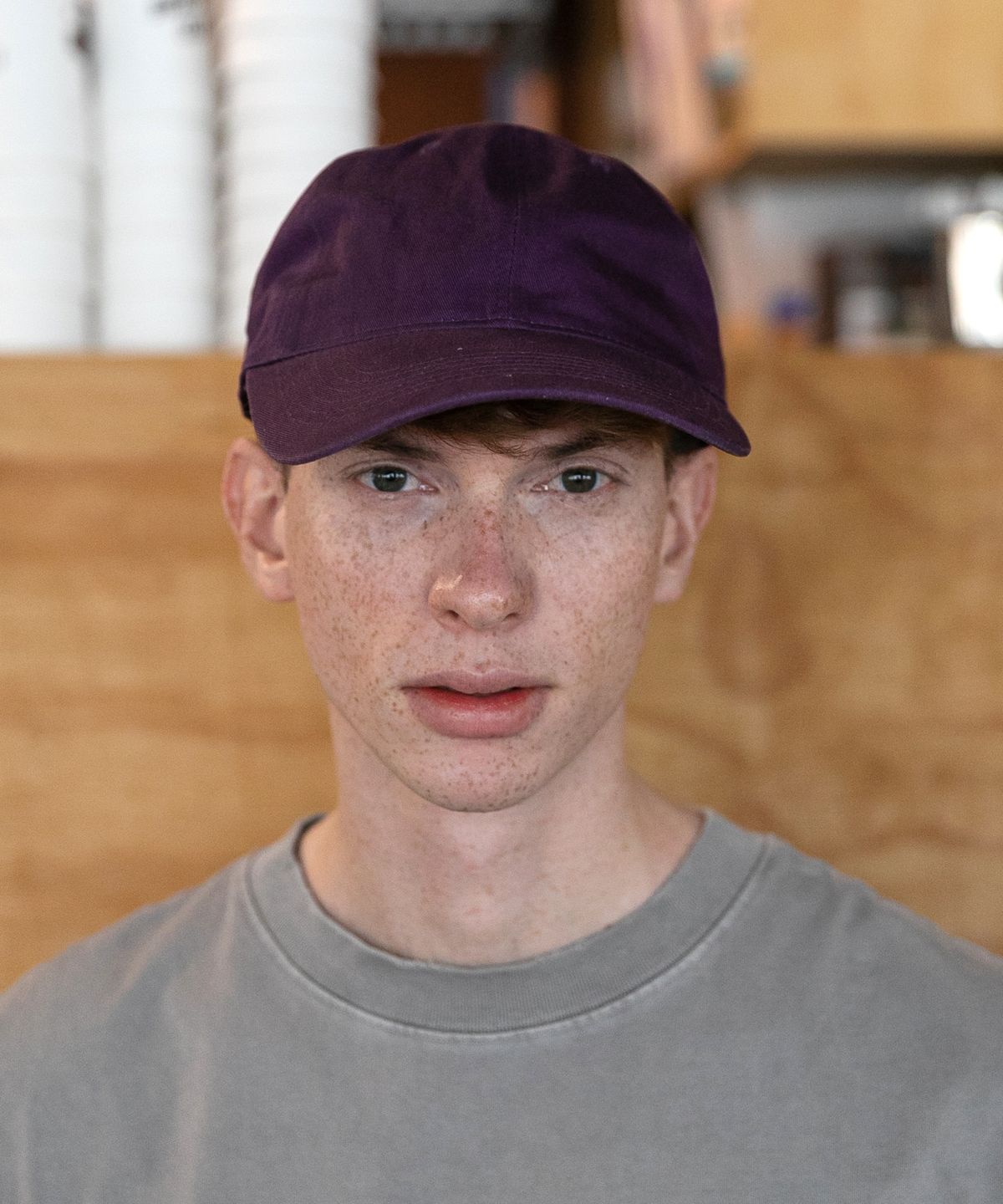 챕터(CHAPTER) CASUAL WASHING BALL CAP-퍼플