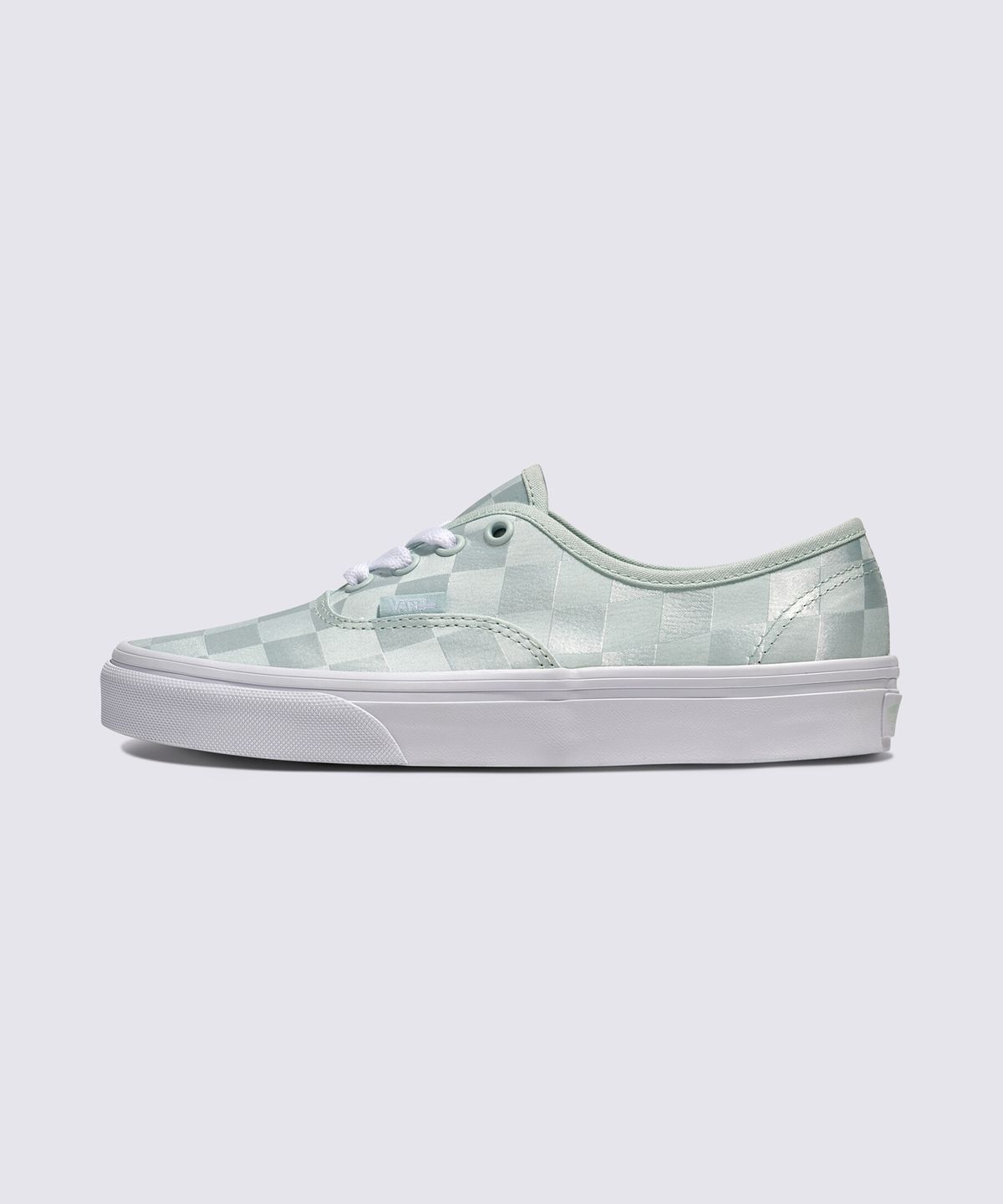 반스(VANS) 어센틱 - 새틴 체크보드 블루 / VN000D6G8871