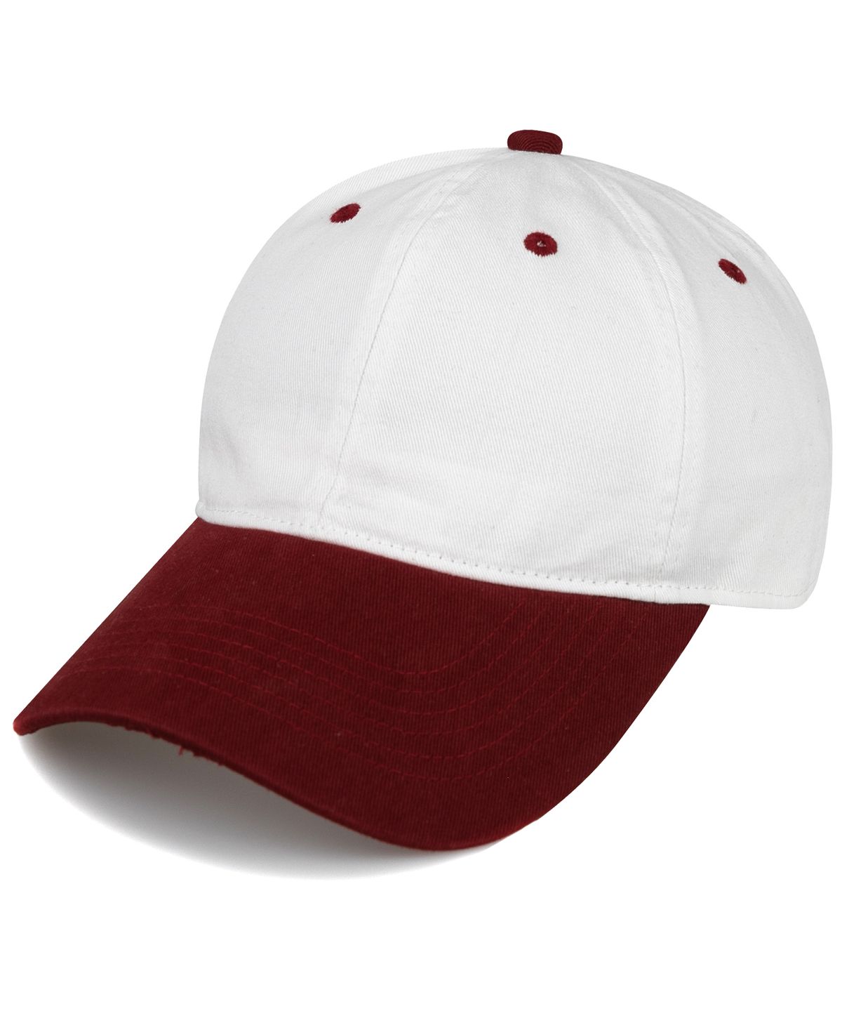 챕터(CHAPTER) CASUAL TWO-TONE BALL CAP-버건디