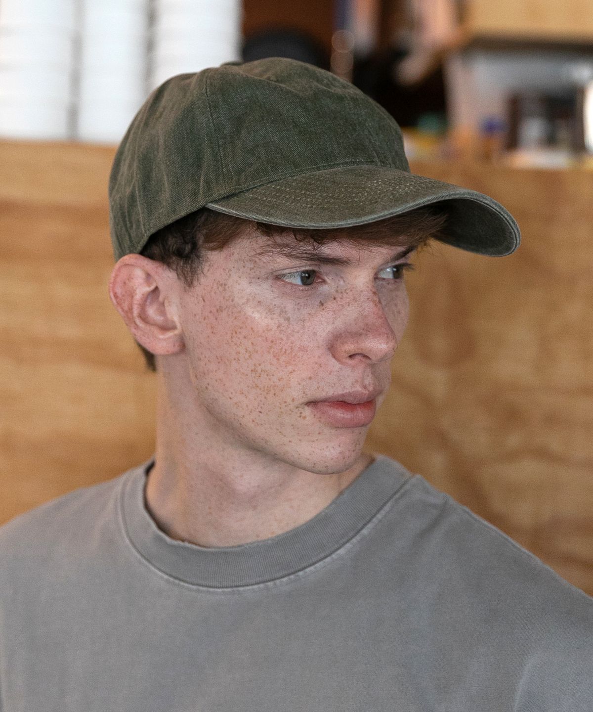 챕터(CHAPTER) STANDARD PIGMENT BALL CAP-카키