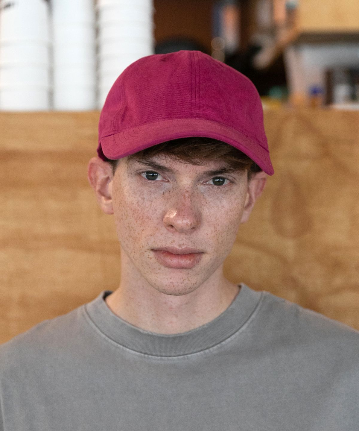 챕터(CHAPTER) SIGNATURE PEACH BALL CAP-바이올렛