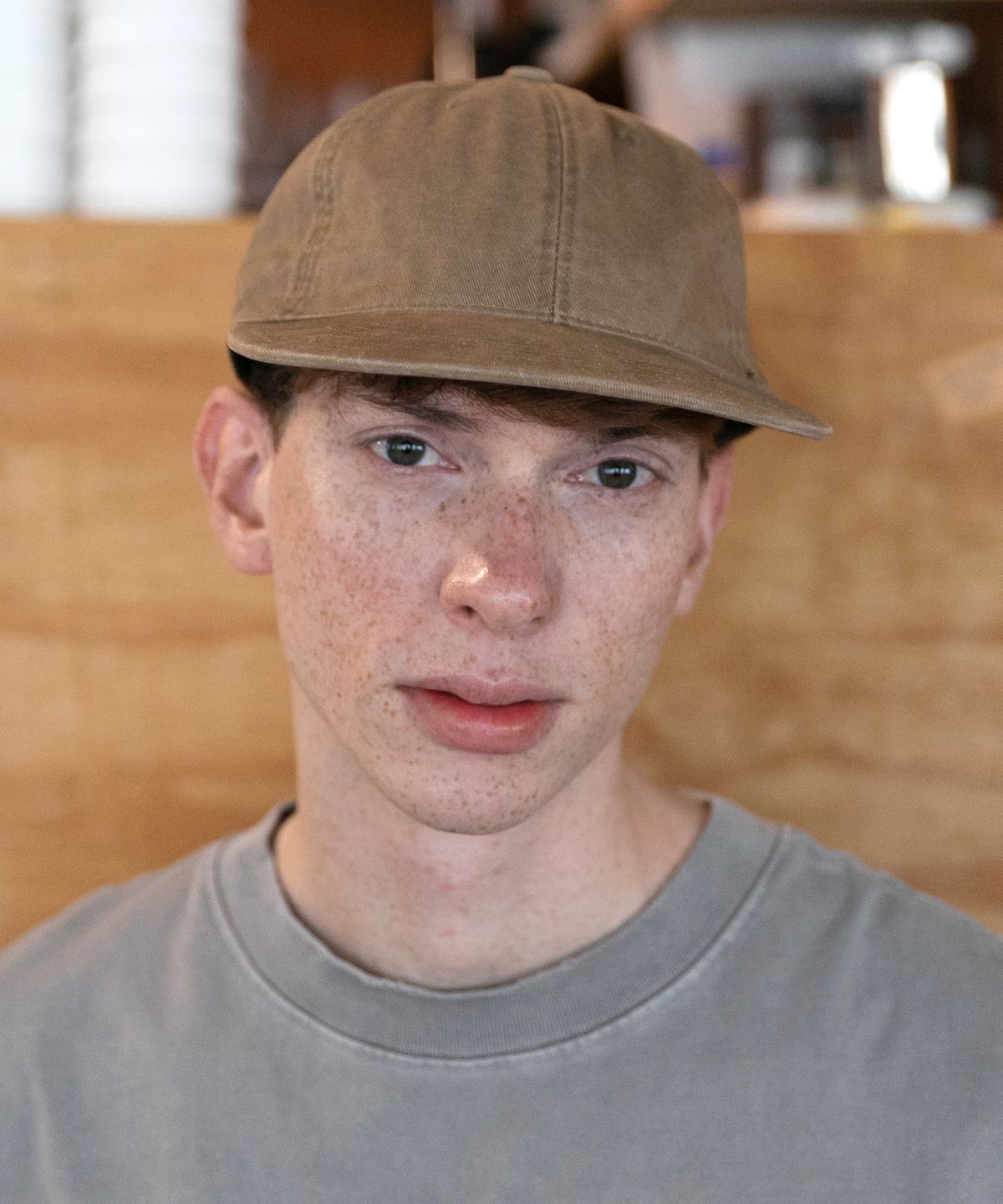 챕터(CHAPTER) STANDARD FLAT BALL CAP-베이지