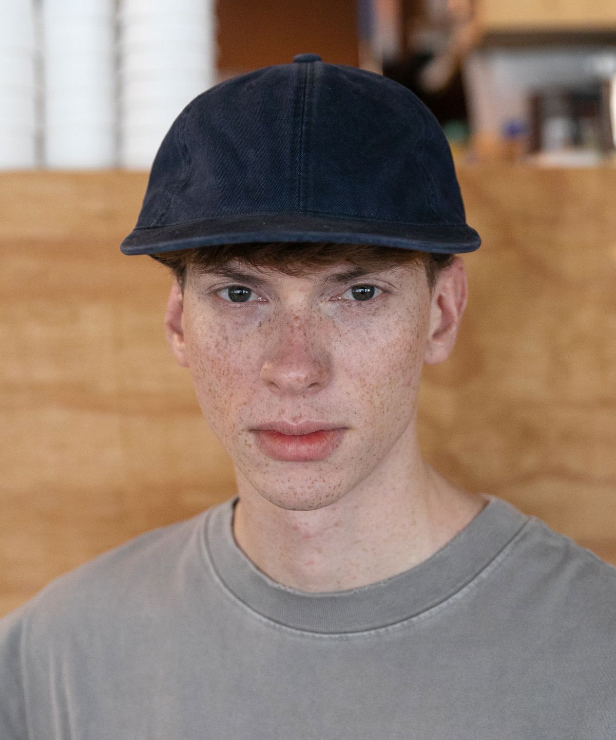 챕터(CHAPTER) STANDARD FLAT BALL CAP-네이비