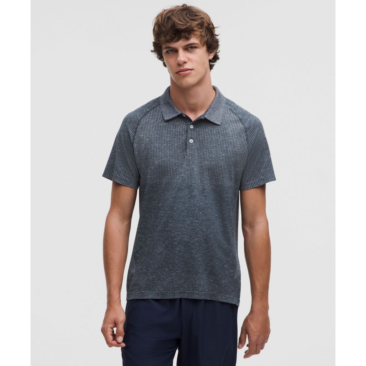 룰루레몬(LULULEMON) 메탈 벤트 테크 폴로 셔츠 *업데이트 핏  STRH TRNV