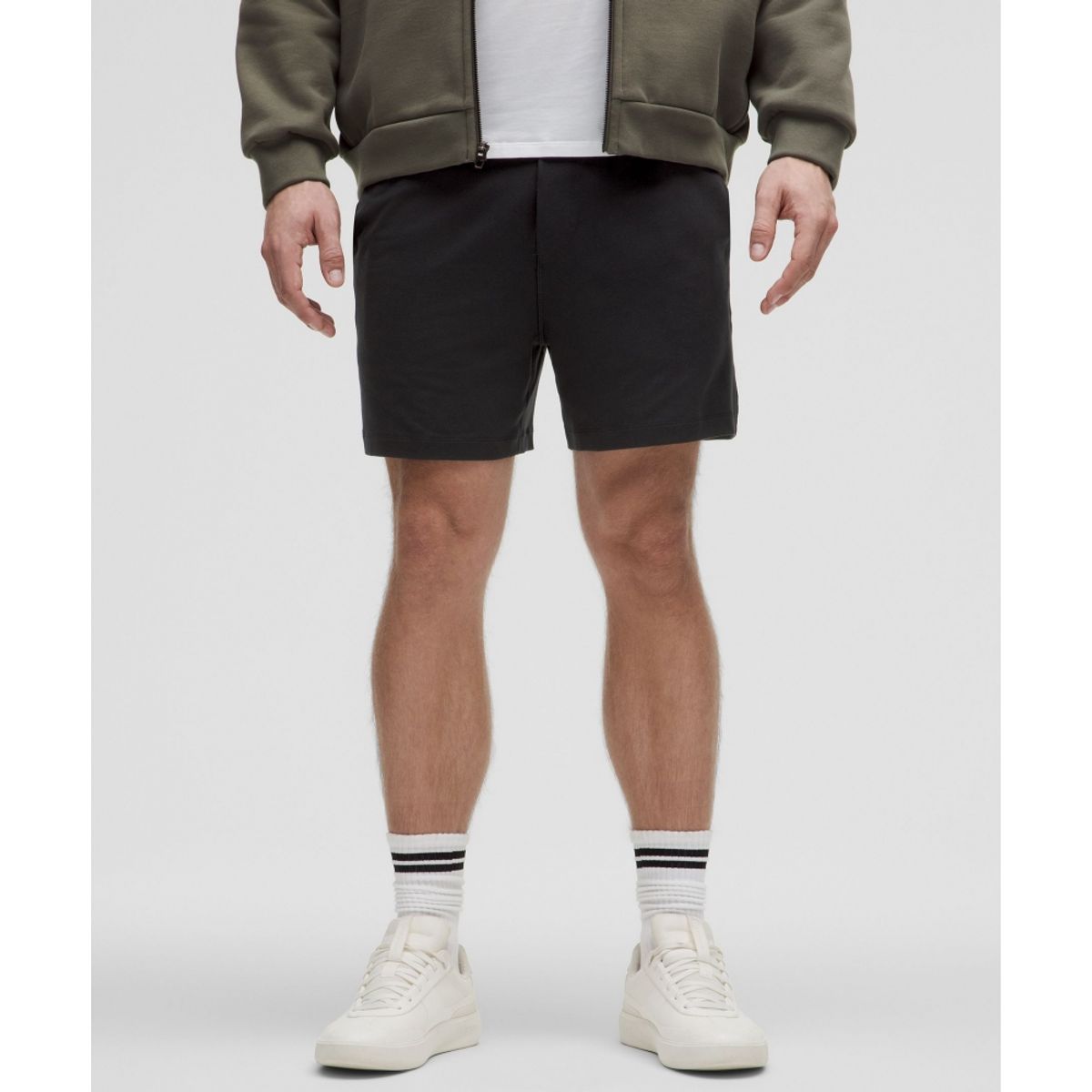 룰루레몬(LULULEMON) 소프트 저지 쇼츠 5inch  BLK