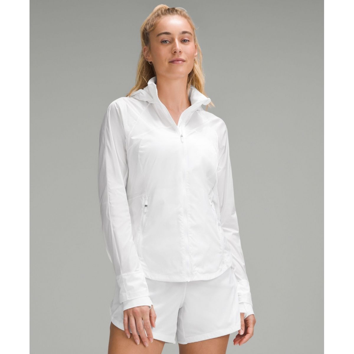 룰루레몬(LULULEMON) 골 스매셔 재킷  WHT