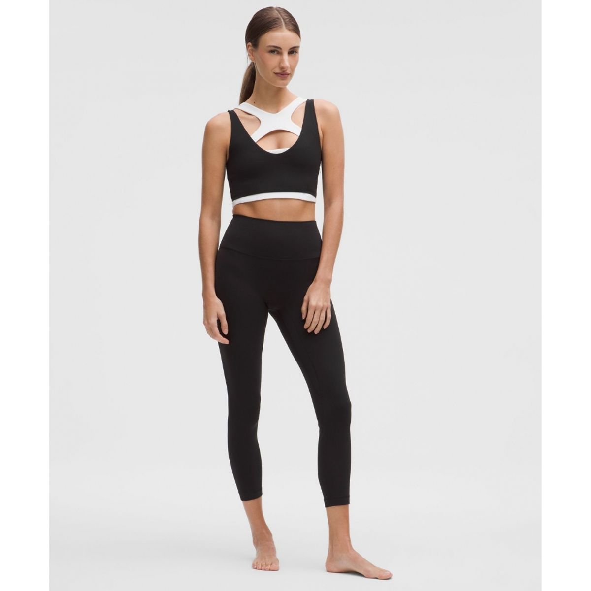 룰루레몬(LULULEMON) Align No Line™ 하이라이즈 팬츠 25”  BLK