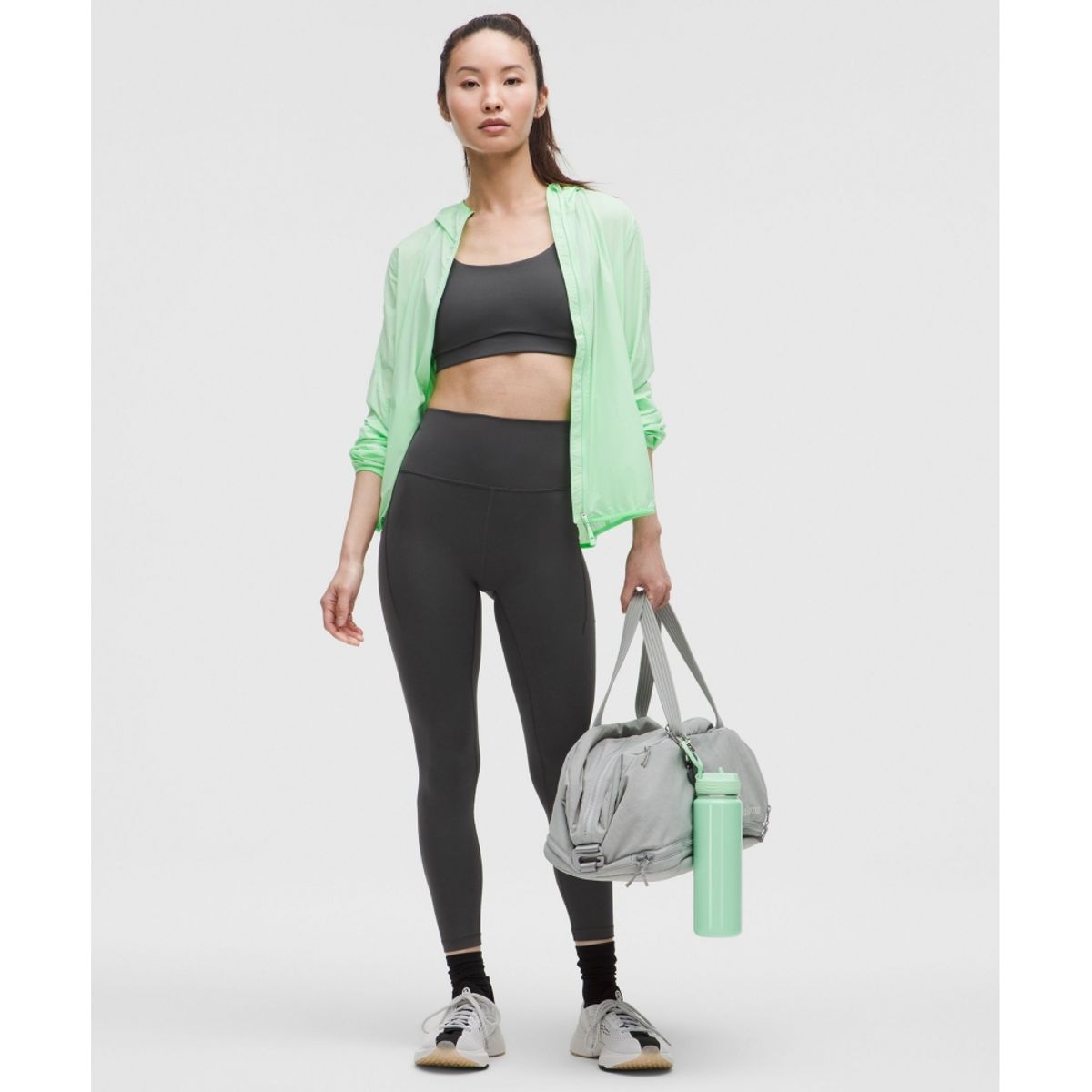 룰루레몬(LULULEMON) 원더 트레인 하이라이즈 타이츠 위드 포켓 24inch *아시아 핏  GGRE