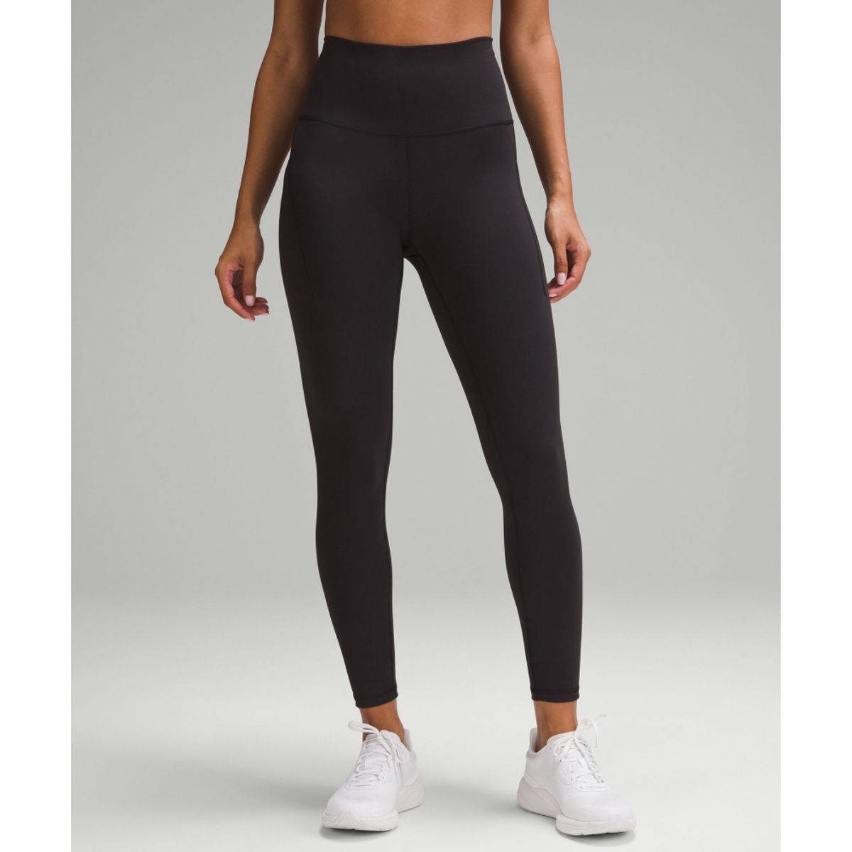룰루레몬(LULULEMON) 원더 트레인 하이라이즈 타이츠 위드 포켓 25inch  BLK