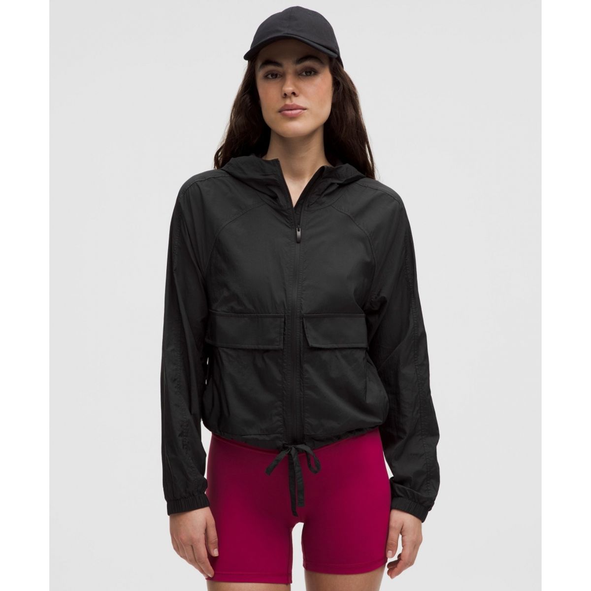 룰루레몬(LULULEMON) 후드 라이트 릴랙스 핏 재킷  BLK