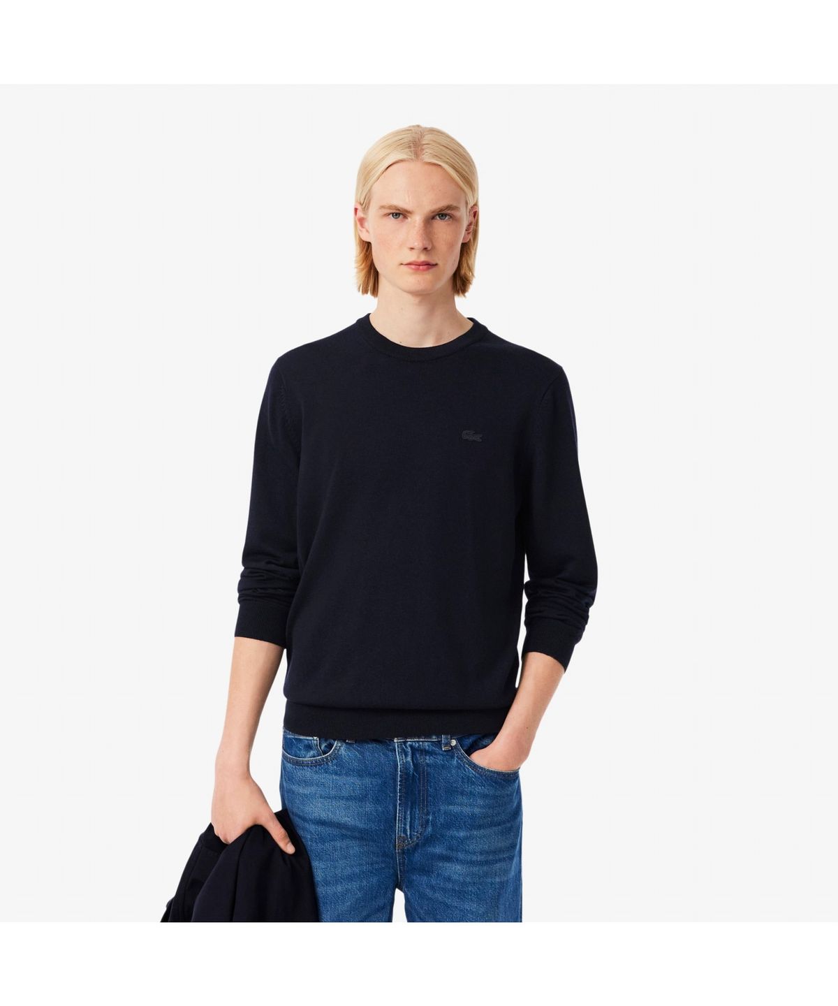 라코스테(LACOSTE) 남성 메리노울 크루넥 스웨터 AH1969-55N 166
