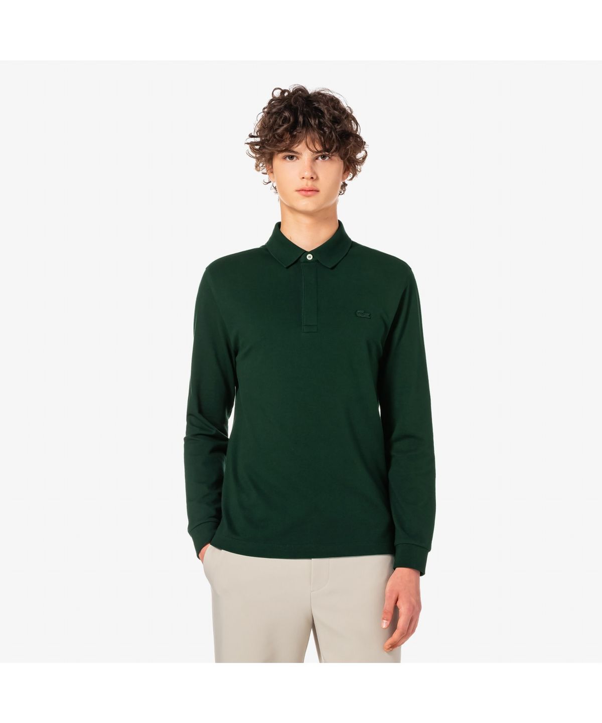 라코스테(LACOSTE) 남성 PARIS 긴팔 폴로셔츠 PH248E-55N YZP