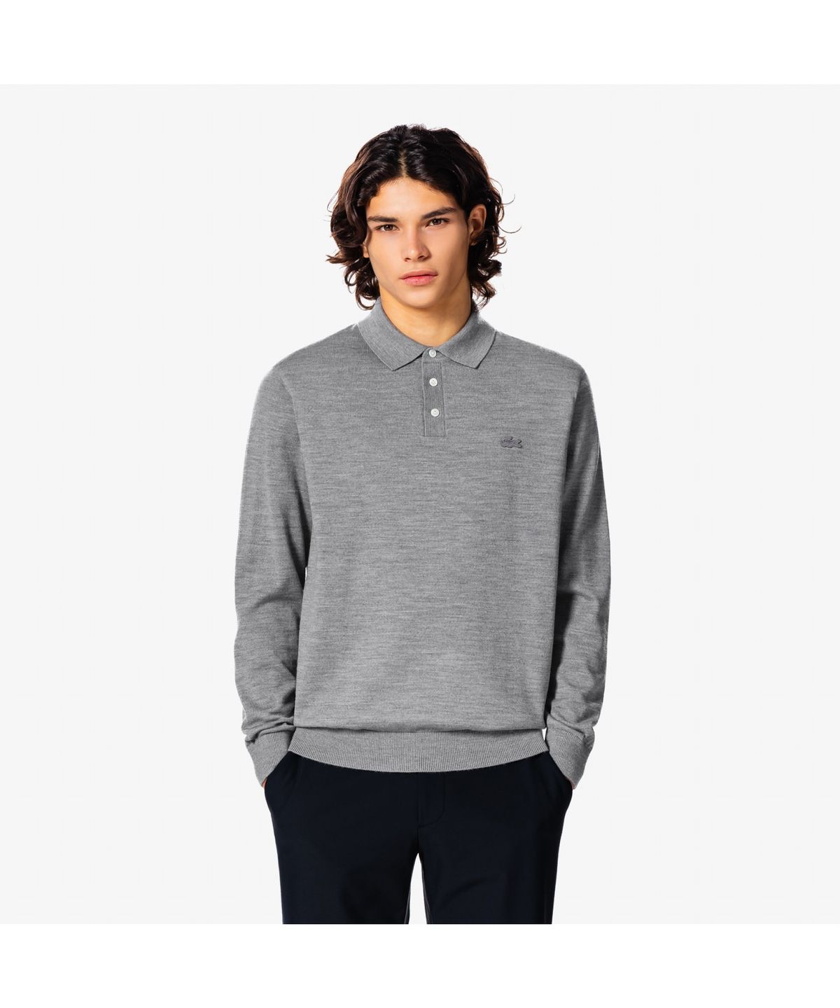 라코스테(LACOSTE) 남성 긴팔 폴로 스웨터 AH880E-55N CCA