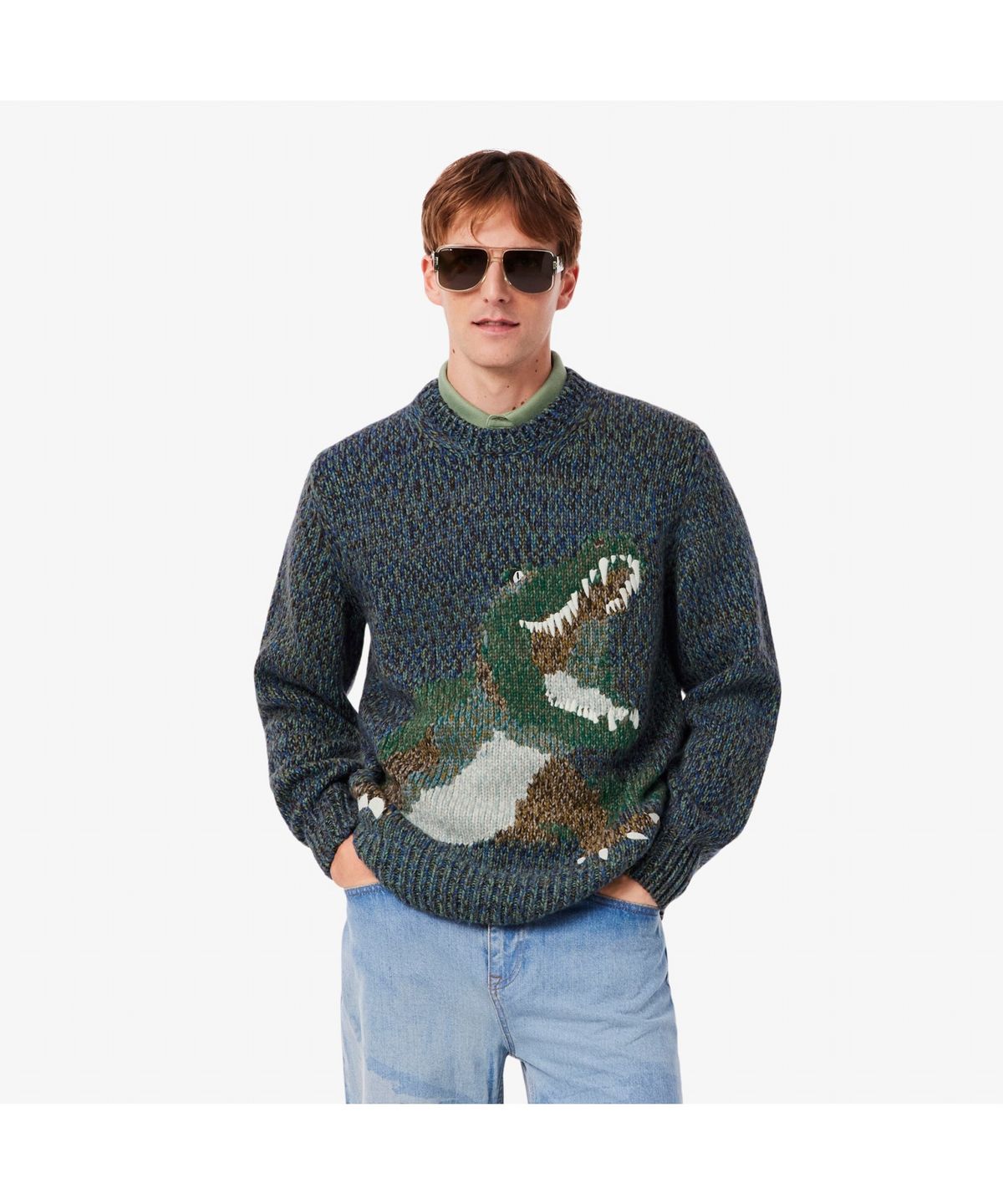 라코스테(LACOSTE) 남성 헤비 안타르시아 풀오버 AH5917-55N 8IX