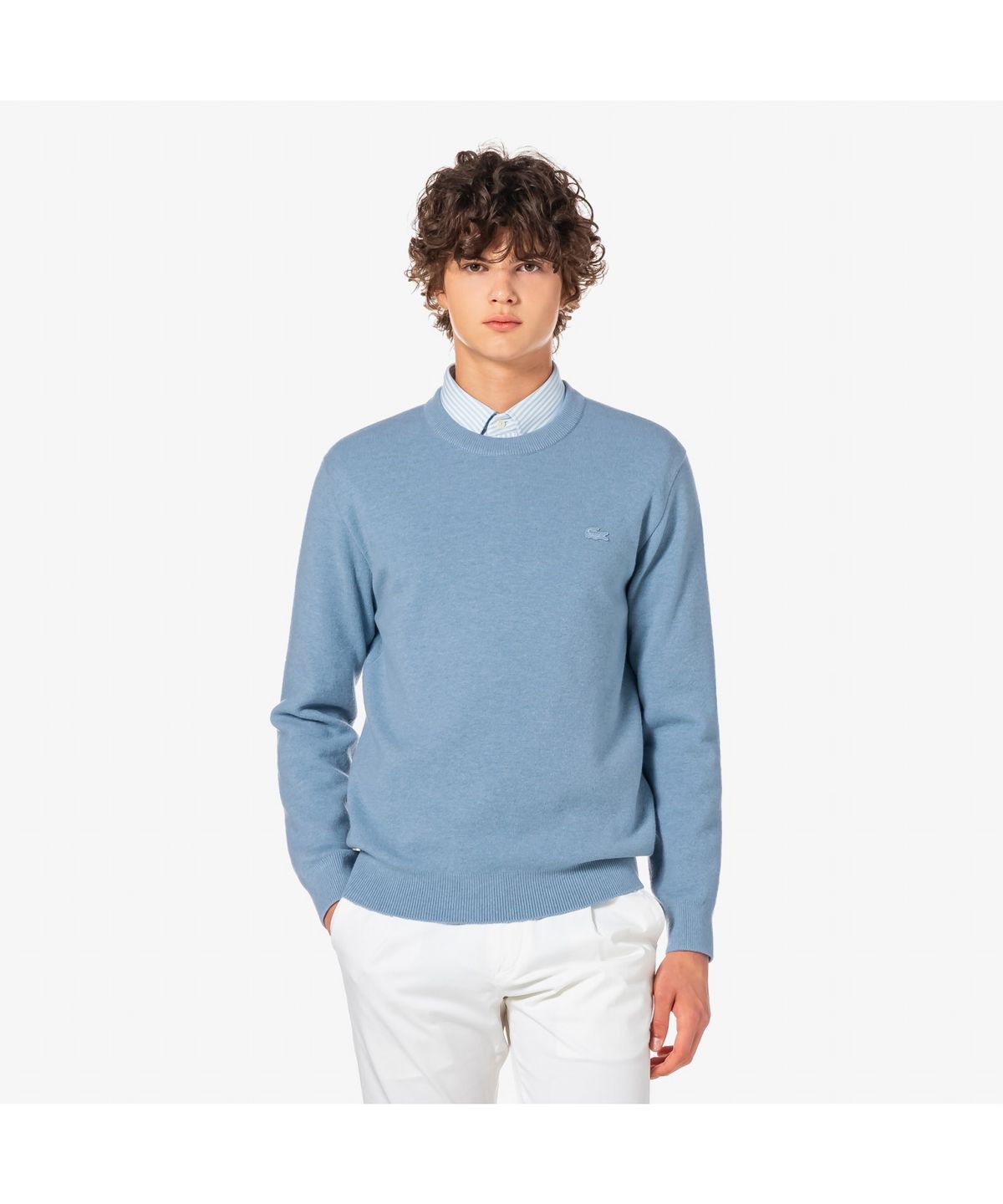 라코스테(LACOSTE) 남성 베이직 크루넥 풀오버 AH596E-55N HBP