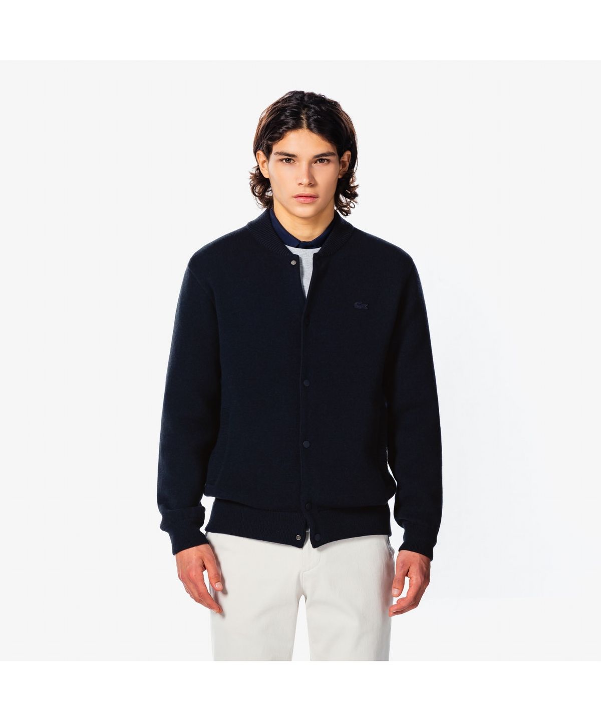 라코스테(LACOSTE) 남성 더블페이스 스타디움 가디건 AH331E-55N 166