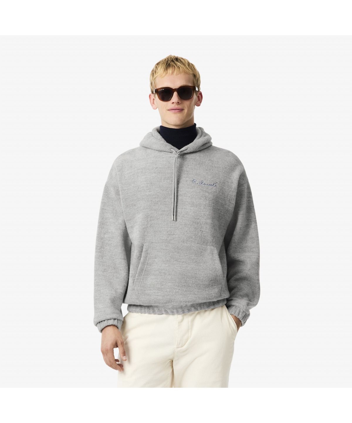 라코스테(LACOSTE) 남성 PARIS PACK 플란넬 후드 풀오버 SH5502-55N CCA