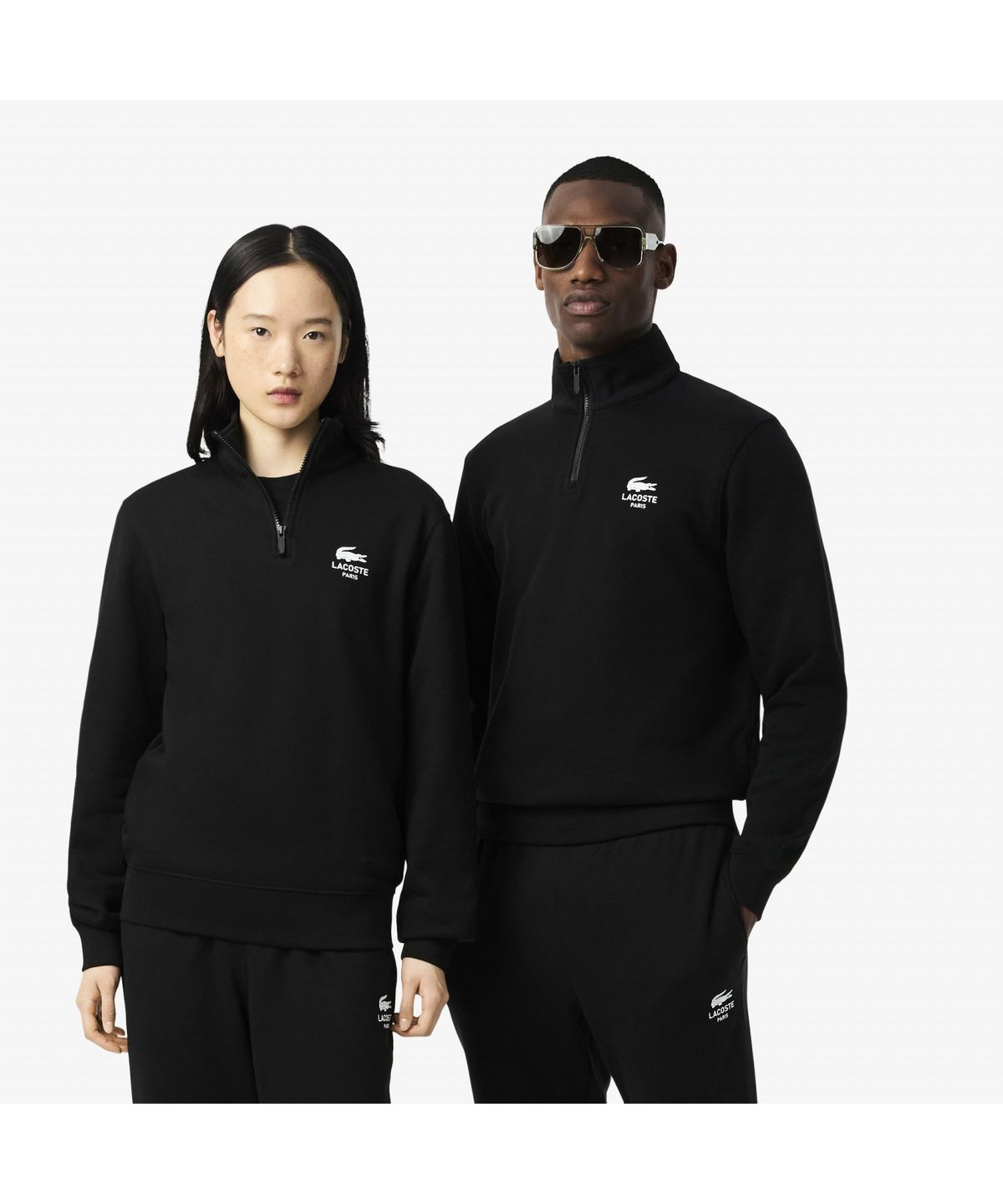 라코스테(LACOSTE) 남성 소프트브랜딩 캐주얼 하프집업 스웻셔츠 SH2735-55N 031