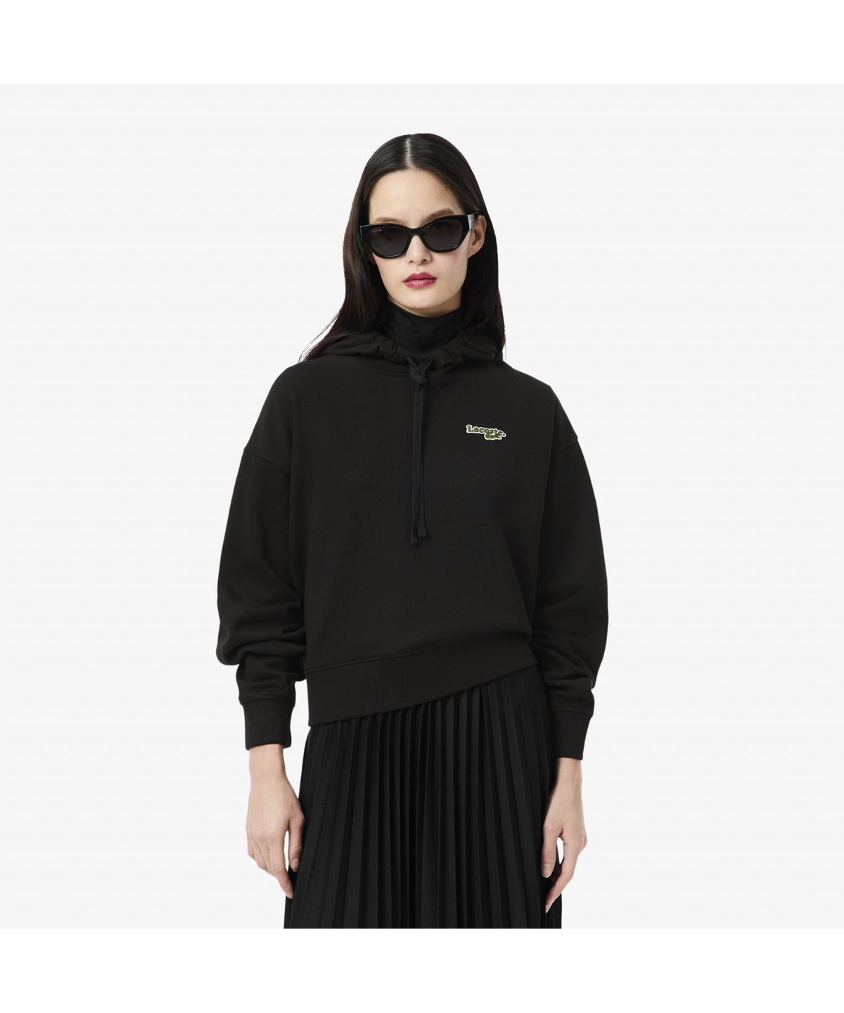 라코스테(LACOSTE) 여성 소프트브랜딩 후드 스웻셔츠 SF7607-55N 031